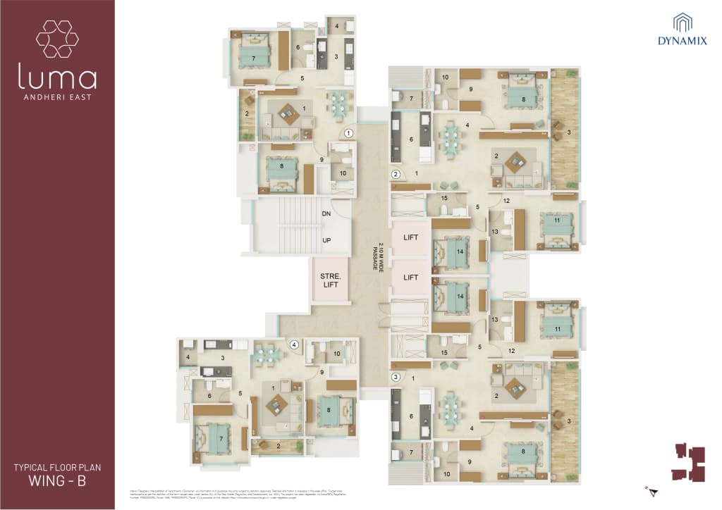 Typical Floor Plan Wing B